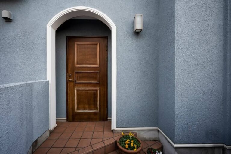 Porch masonry ideas with brick stone and concrete entrance